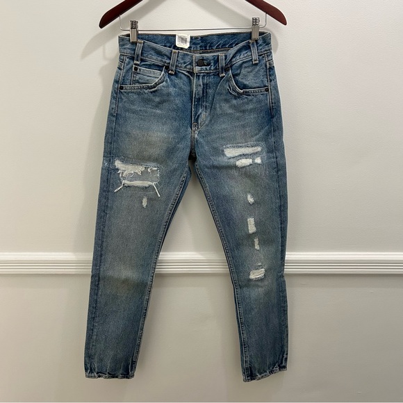 NWT Levi’s 505c Cropped Jeans 25 orange tabbed - Picture 13 of 13